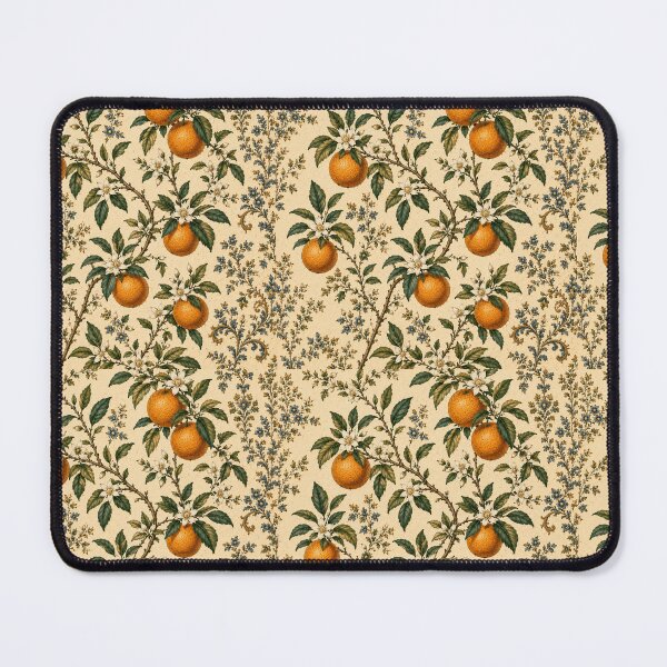 Item preview, Elegant Mediterranean Orange Blossom Botanical Pattern designed and sold by PatternFranzy.