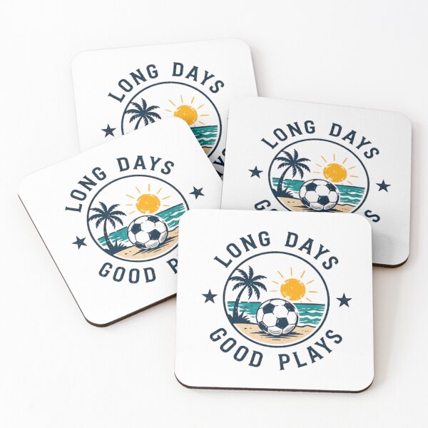 Item preview, Long Days Good Plays Beach Soccer Summer Vintage T-Shirt designed and sold by novaduman.