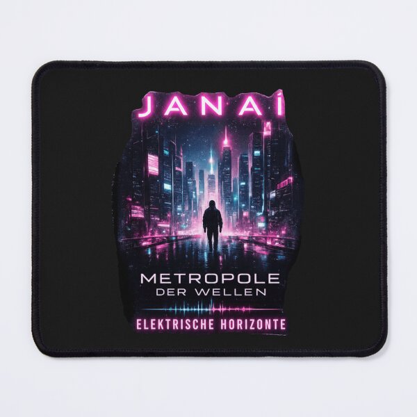 Item preview, JANAI – Metropole der Wellen | Cyberpunk Synthwave Neon City designed and sold by CraigDesignWork.