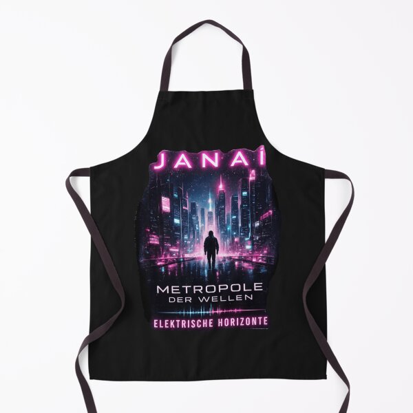 Item preview, JANAI – Metropole der Wellen | Cyberpunk Synthwave Neon City designed and sold by CraigDesignWork.