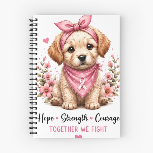 Item preview, Breast Cancer Awareness Puppy Pink Ribbon designed and sold by ⭐ AURA STUDIO.