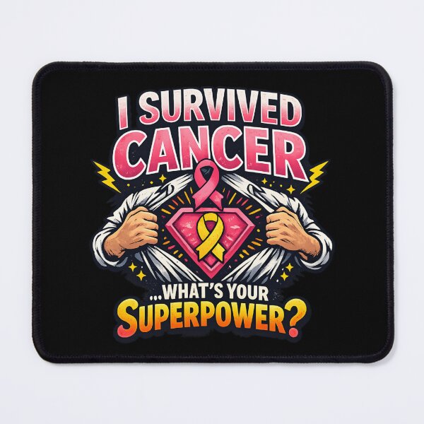 Item preview, I Survived Cancer What's Your Superpower - Cancer Survivor Awareness designed and sold by SidTastic .