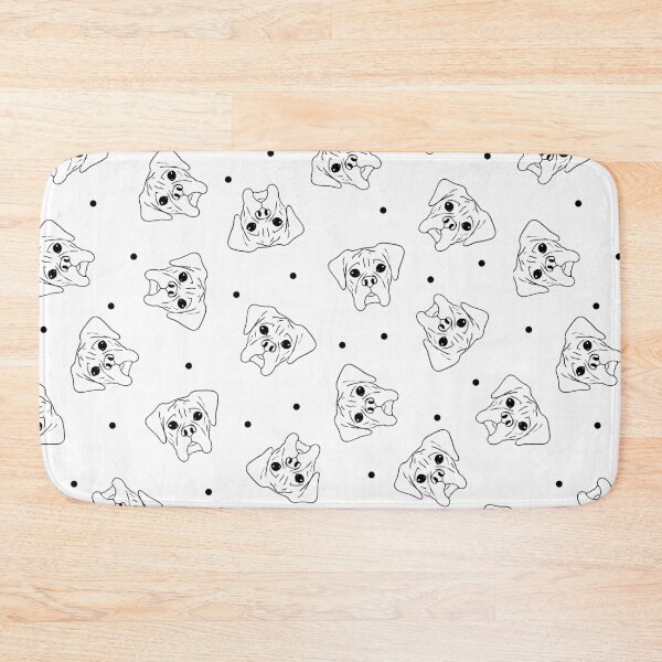 Item preview, Tossed Boxer Outline Dot  designed and sold by Pelch Art Studio.