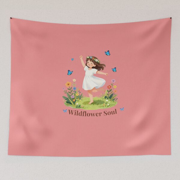 Item preview, Wildflower Soul – Dancing Through the Wildflowers designed and sold by BCapybara.