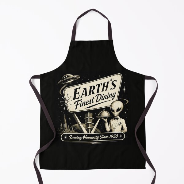 Item preview, ⭐COSMIC CORPORATE: Mid-Century Sci-Fi Workplace & Hospitality Collection ⭐ - Earth's Finest Dinng - v1 designed and sold by WheelieGdArt.