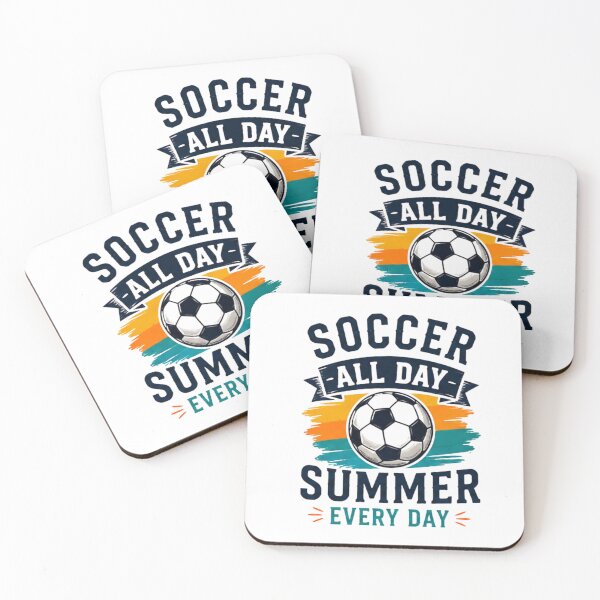 Item preview, Soccer All Day Summer Every Day Retro Beach Football T-Shirt designed and sold by novaduman.