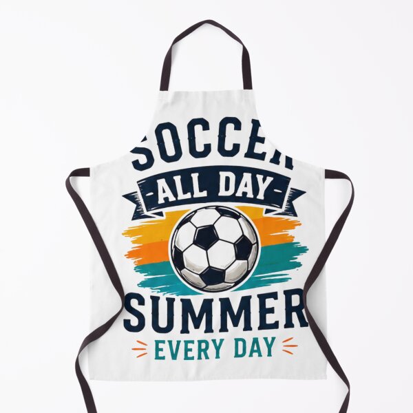 Item preview, Soccer All Day Summer Every Day Retro Beach Football T-Shirt designed and sold by novaduman.