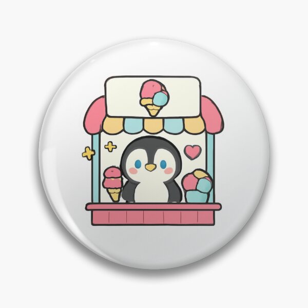 Item preview, Penguin Ice Cream Shop designed and sold by foryouandyours.
