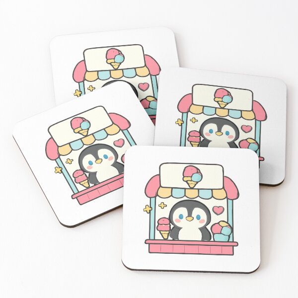 Item preview, Penguin Ice Cream Shop designed and sold by foryouandyours.