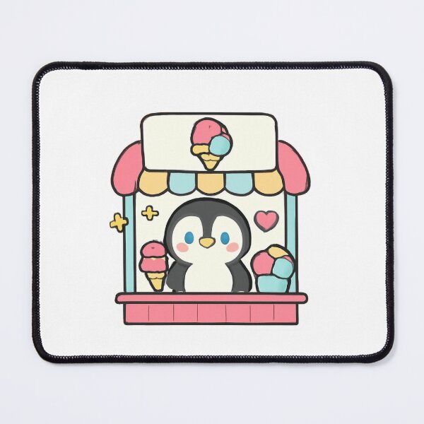 Item preview, Penguin Ice Cream Shop designed and sold by foryouandyours.