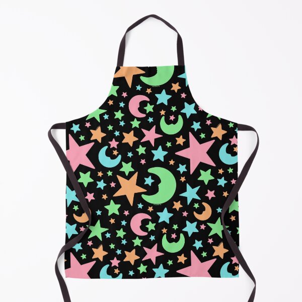 Item preview, Glow Stars Print in Black designed and sold by doodlebymeg.