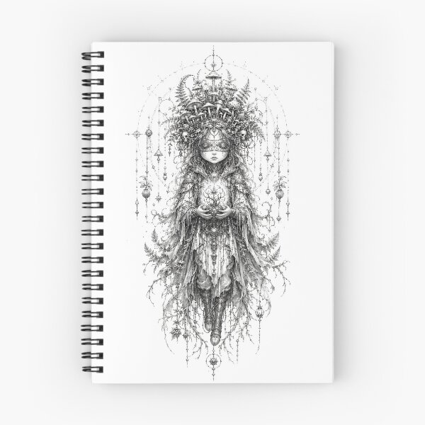 Item preview, Mycelium Oracle – Forest Seer of Mushrooms and Roots designed and sold by ShadowSpriteArt.