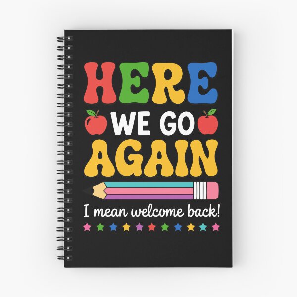 Item preview, Funny Here We Go Again I Mean Welcome Back Teacher Groovy  designed and sold by BornBorn.