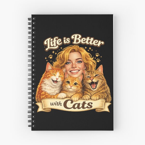 Item preview, Life is Better with Cats – Happy Cat Lover designed and sold by thirtyonestars.