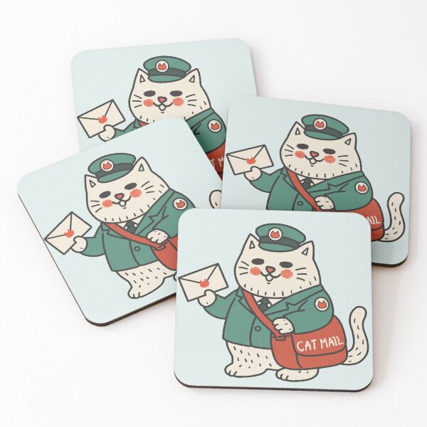 Item preview, Happy Cat Mail Carrier designed and sold by Geta Gato.