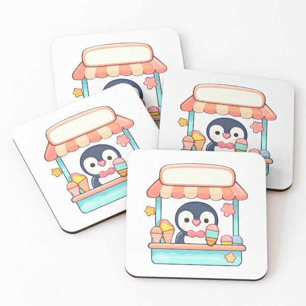Item preview, Penguin Ice Cream Shop designed and sold by foryouandyours.