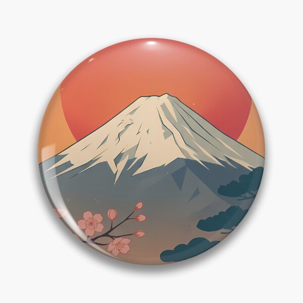 Item preview, Vintage Mount Fuji Mid-Century Japanese Travel Poster designed and sold by RBCTk.