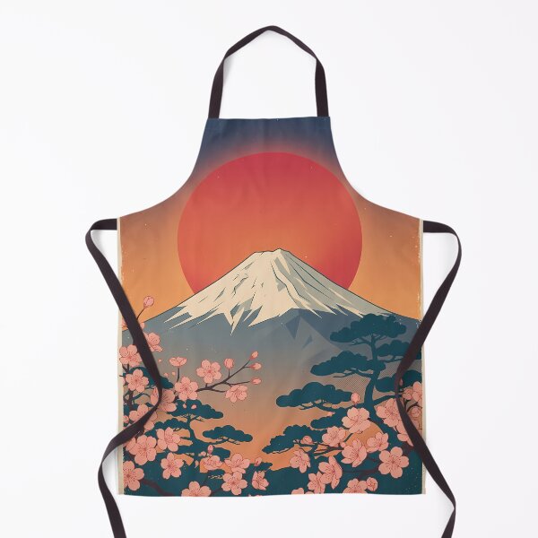 Item preview, Vintage Mount Fuji Mid-Century Japanese Travel Poster designed and sold by RBCTk.