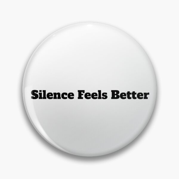 Item preview, Silence Feels Better Funny Introvert Typography | Quiet Life Quote designed and sold by FarazDesign110.