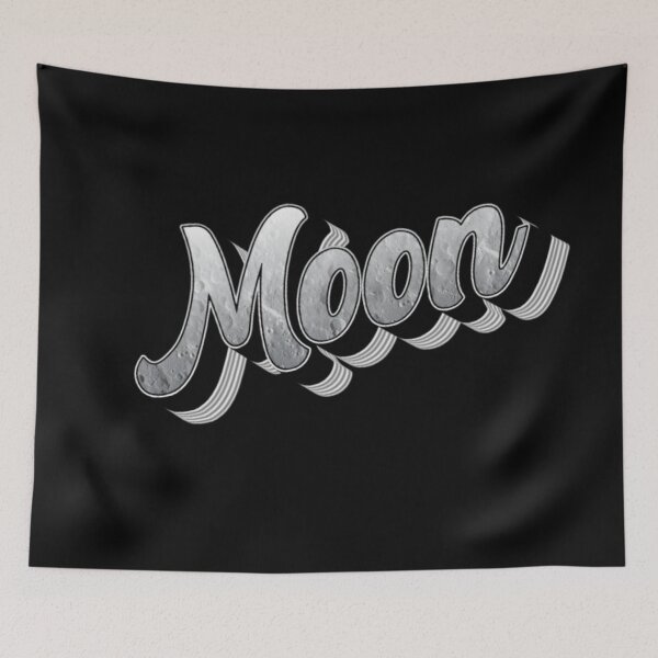 Item preview, Retro Moon Typography designed and sold by Khadigadesings.