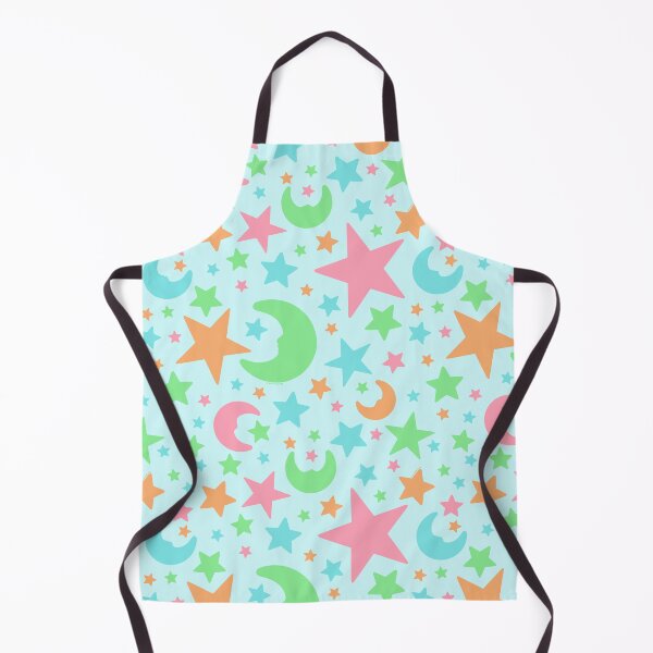 Item preview, Glow Stars Print in Blue designed and sold by doodlebymeg.