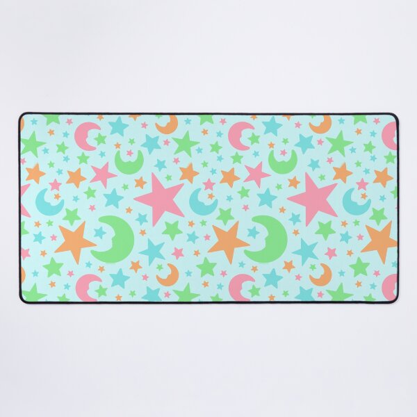 Item preview, Glow Stars Print in Blue designed and sold by doodlebymeg.
