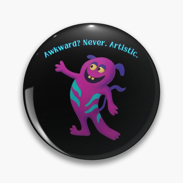 Item preview, Awkward? Never. Artistic. - Funny Weird Character Illustration designed and sold by PatykArt.