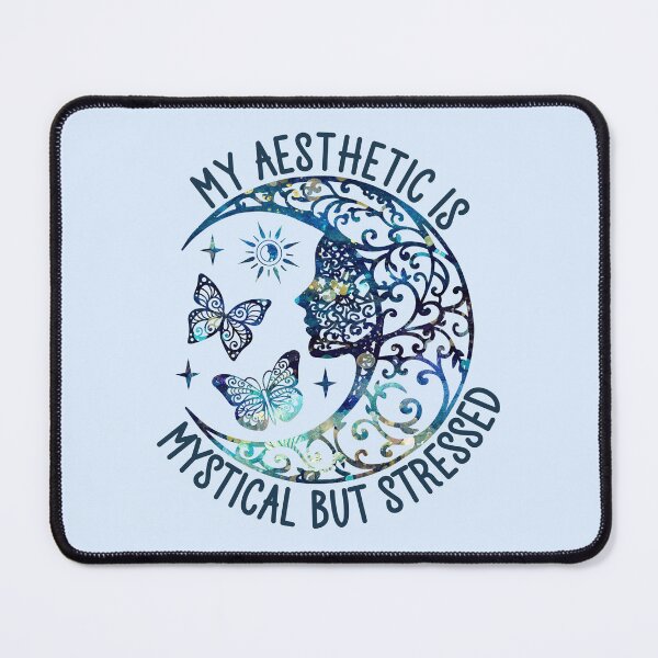 Item preview, My Aesthetic Is Mystical But Stressed - Funny Celestial Moon designed and sold by the-Z3nith.