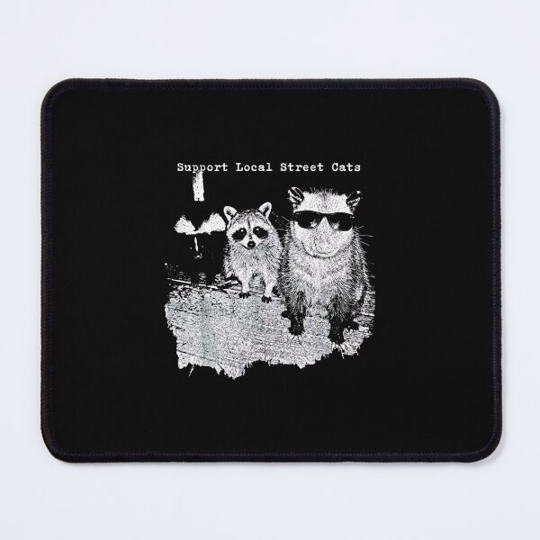 Item preview, Funny Street Cat Vintage Support Local Street Cats Raccoon  designed and sold by Rahamkshop.