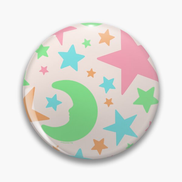 Item preview, Glow Stars Print in Cream designed and sold by doodlebymeg.