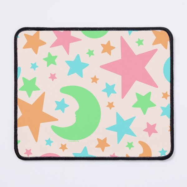 Item preview, Glow Stars Print in Cream designed and sold by doodlebymeg.