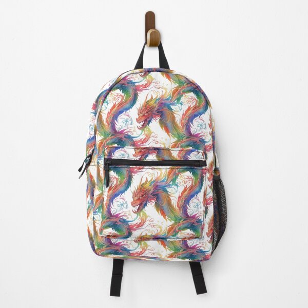 Item preview, Artsy Colorful Chinese Dragon New Year Watercolor Pattern designed and sold by Zazizu.