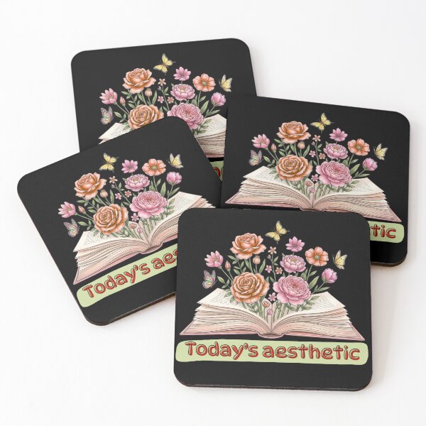 Item preview, Today's Aesthetic – Open Book with Blooming Flowers Illustration designed and sold by UUniqueIImprint.