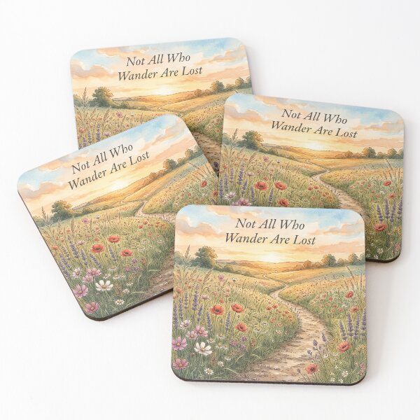 Item preview, Not All Who Wander Are Lost Shirt – Wildflower Meadow Path Travel Quote Tee designed and sold by DmaarGroup.