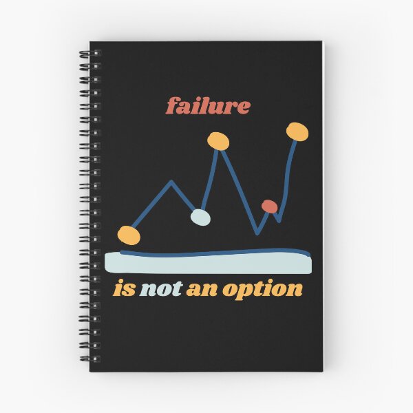 Item preview, Failure is not an option motivational graphic tee designed and sold by ByDanielDesigns.