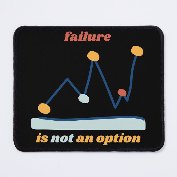 Item preview, Failure is not an option motivational graphic tee designed and sold by ByDanielDesigns.