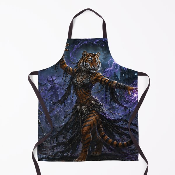Item preview, The Moonlit Tigress Necromancer designed and sold by nikkolaus.