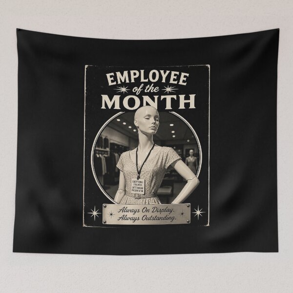 Item preview, ⭐ COSMIC CORPORATE: Mid-Century Sci-Fi Workplace & Hospitality Collection ⭐ - Employee of the Month designed and sold by WheelieGdArt.