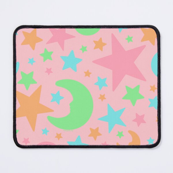 Item preview, Glow in the Dark Stars Print in Pink designed and sold by doodlebymeg.