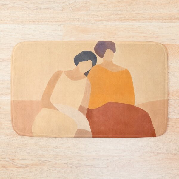 Item preview, Les Deux Amies  – Abstract Figurative Painting Style Wall Art  designed and sold by CARRAANN.