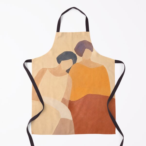 Item preview, Les Deux Amies – Abstract Figurative Painting Style Wall Art designed and sold by CARRAANN.