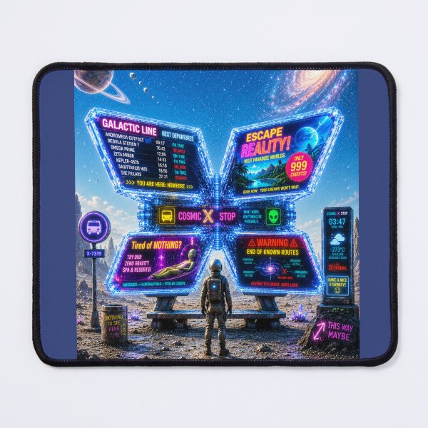 Item preview, The Last Cosmic Bus Stop designed and sold by LAPUTIK.