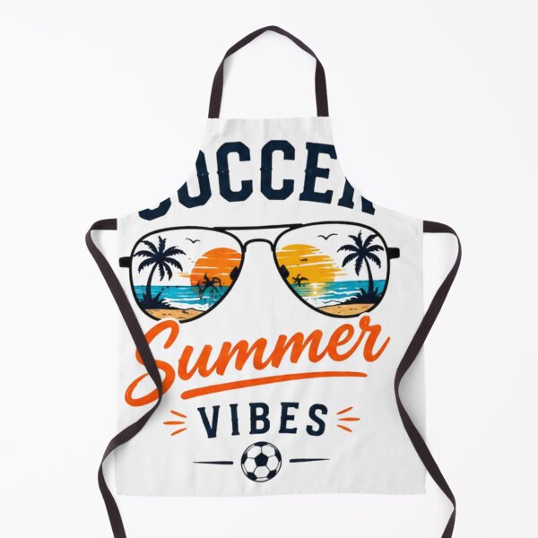 Item preview, Soccer Summer Vibes Beach Sunset Sunglasses Retro Football Lover T-Shirt designed and sold by novaduman.