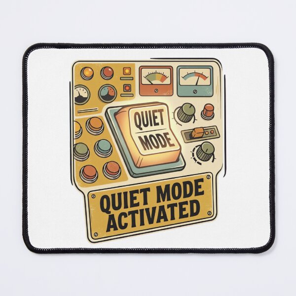 Item preview, Quiet Mode Activated Funny Vintage Introvert Control Panel designed and sold by urbinet.