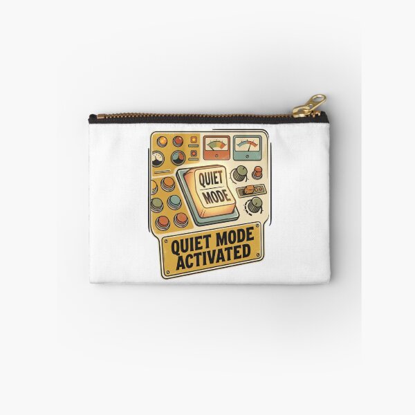 Item preview, Quiet Mode Activated Funny Vintage Introvert Control Panel designed and sold by urbinet.