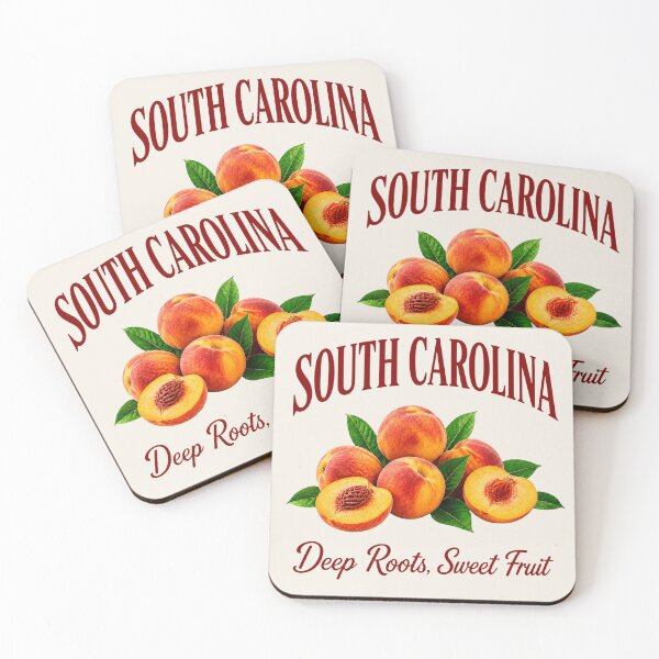 Item preview, South Carolina Peach Pride – Deep Roots Sweet Fruit designed and sold by The-Drip-Studio.