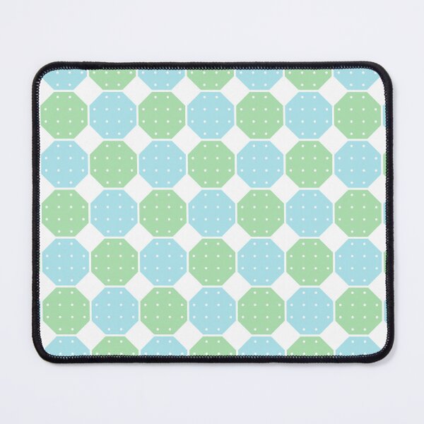 Item preview, Blizzard blue, celadon & white geometric shapes designed and sold by Mint + Midnight.