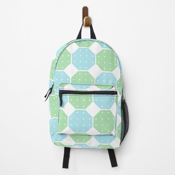 Item preview, Blizzard blue, celadon & white geometric shapes designed and sold by Mint + Midnight.