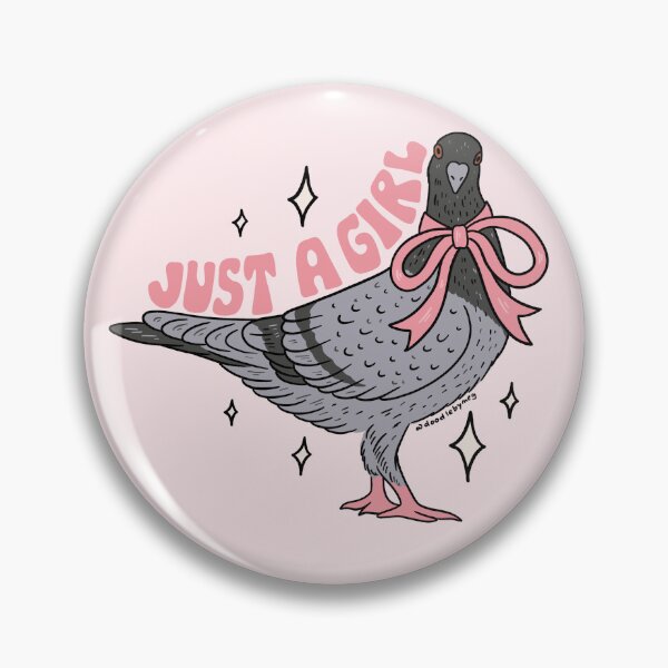 Item preview, Just A Girl designed and sold by doodlebymeg.