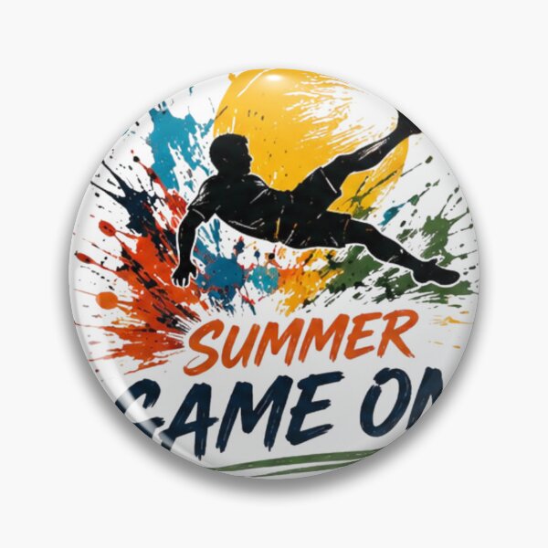 Item preview, Summer Game On Soccer Player Retro Football Sunset Sports T-Shirt designed and sold by novaduman.
